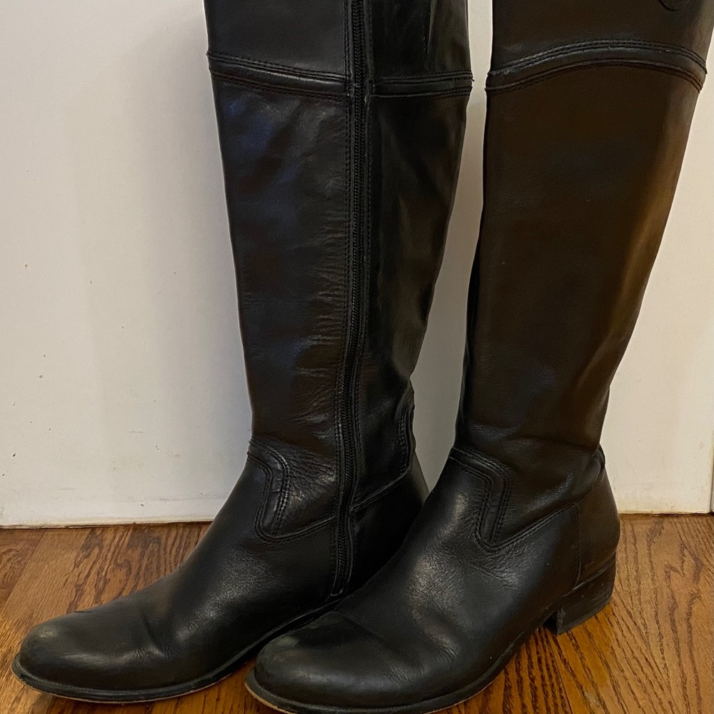Corso Como Black Leather Boots